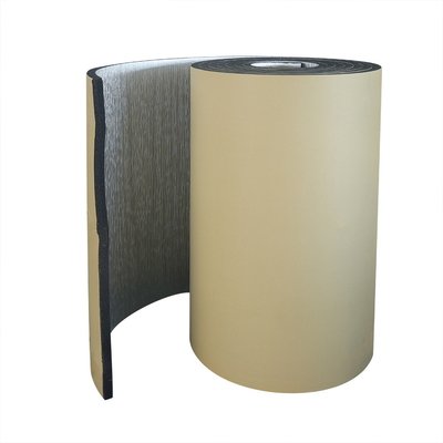 Kendi kendine yapışkan XPE HVAC yalıtım köpüğü Ductwork için Laminated Gümüş Alüminyum Folyo
