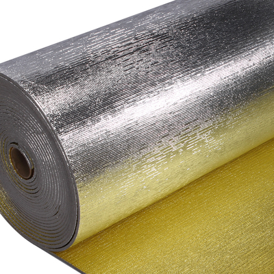 20mm XLPE yalıtım köpüğü Çift taraflı Alüminyum Çatı Isı Yansıtıcı yalıtım levhası