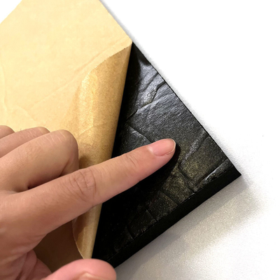 Siyah Kendine Yapışkan EPDM Hücresel Kauçuk Yaprak Alüminyum Folyo Yapışkan Tek Yolu Köpük