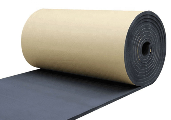 Çarpışma Elastikliği EPDM köpük yapıştırıcı desteklenmiş kapalı hücreli açık hücreli kauçuk köpüğü
