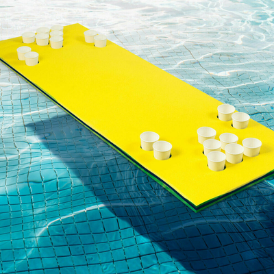 1m*2m Perforated Floating Swim Mat Foam Sunation Pool Floats For Pool (Pürfürlü yüzen yüzme paspası köpüklü güneşleme havuzu havuz için yüzenler)