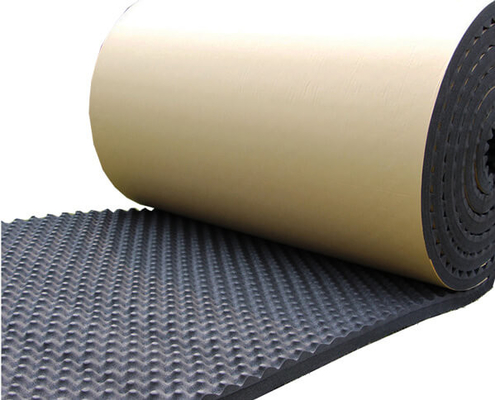 Çarpışma Elastikliği EPDM köpük yapıştırıcı desteklenmiş kapalı hücreli açık hücreli kauçuk köpüğü