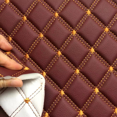 Dikliği Özelleştirin PVC Deri Köpüğü Otomobil Koltuk Kapakları İçin Nakış Tasarımı